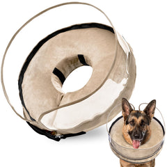 BARKLESS cono inflable para perros grandes, protección cómoda para la recuperación.