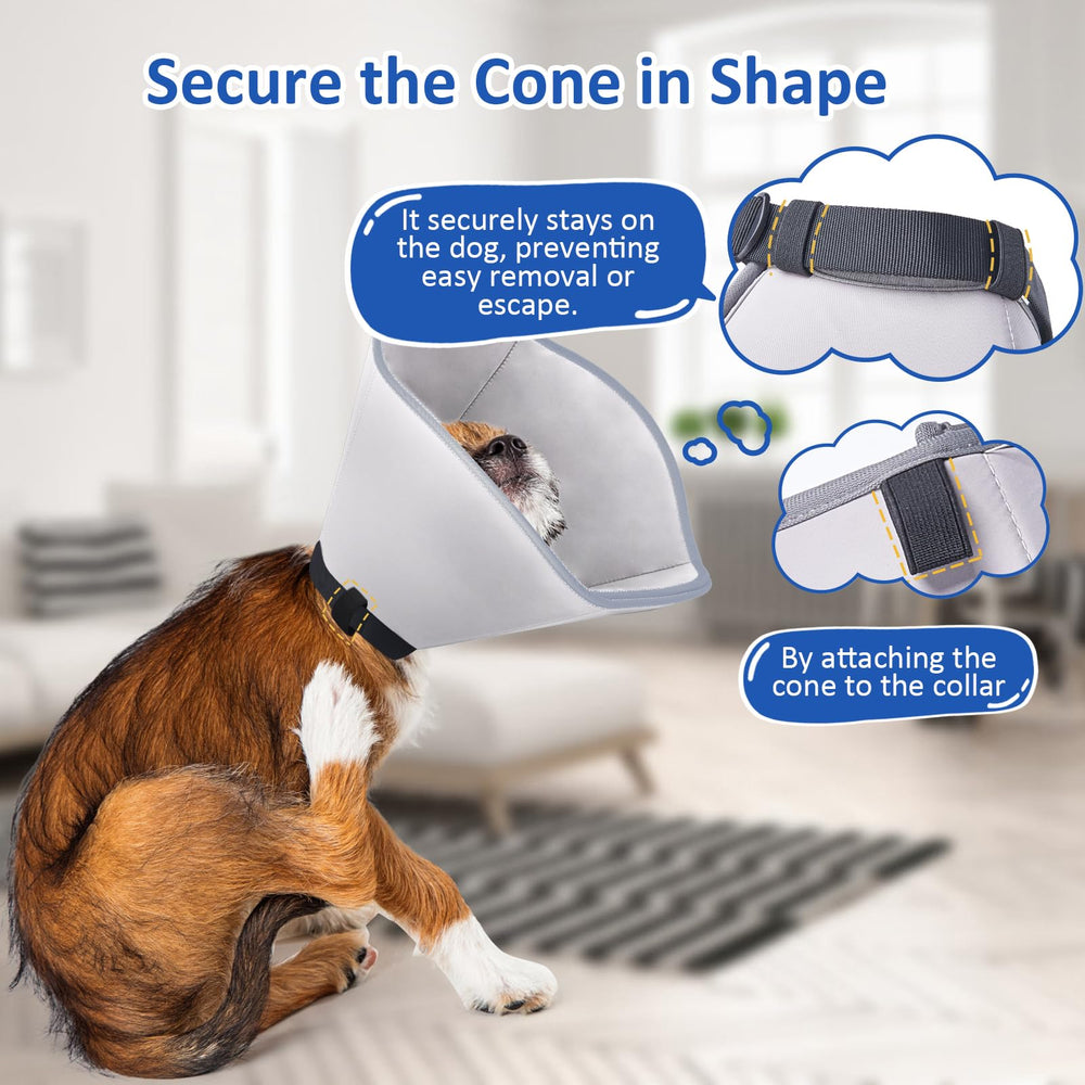 Cono BarkLESS más largo ofrece protección adicional en zonas difíciles.