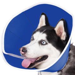BARKLESS Cono perro tamaño L, medición de cuello para una recuperación segura