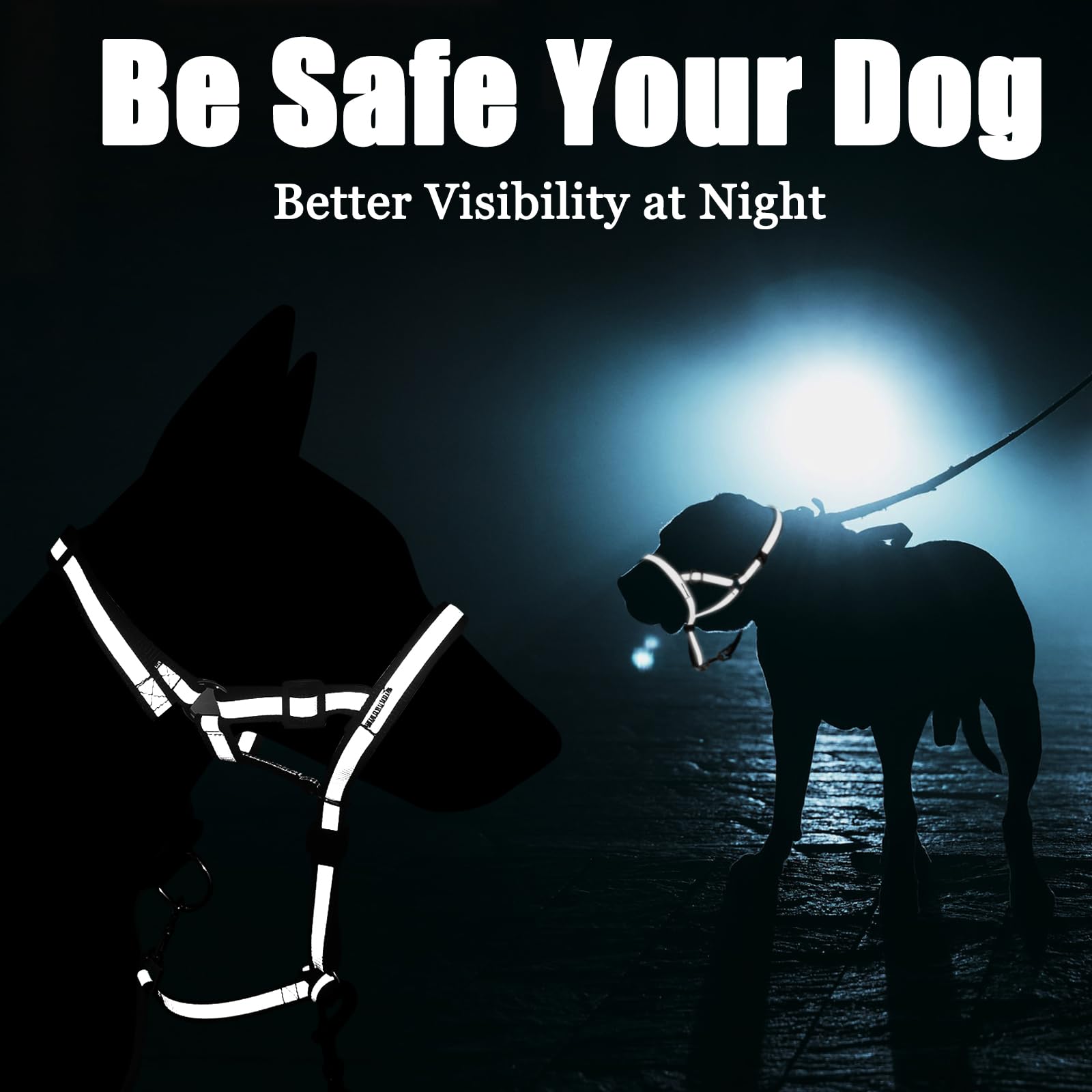 BARKLESS collar para paseo ofrece control sin restringir movimientos.