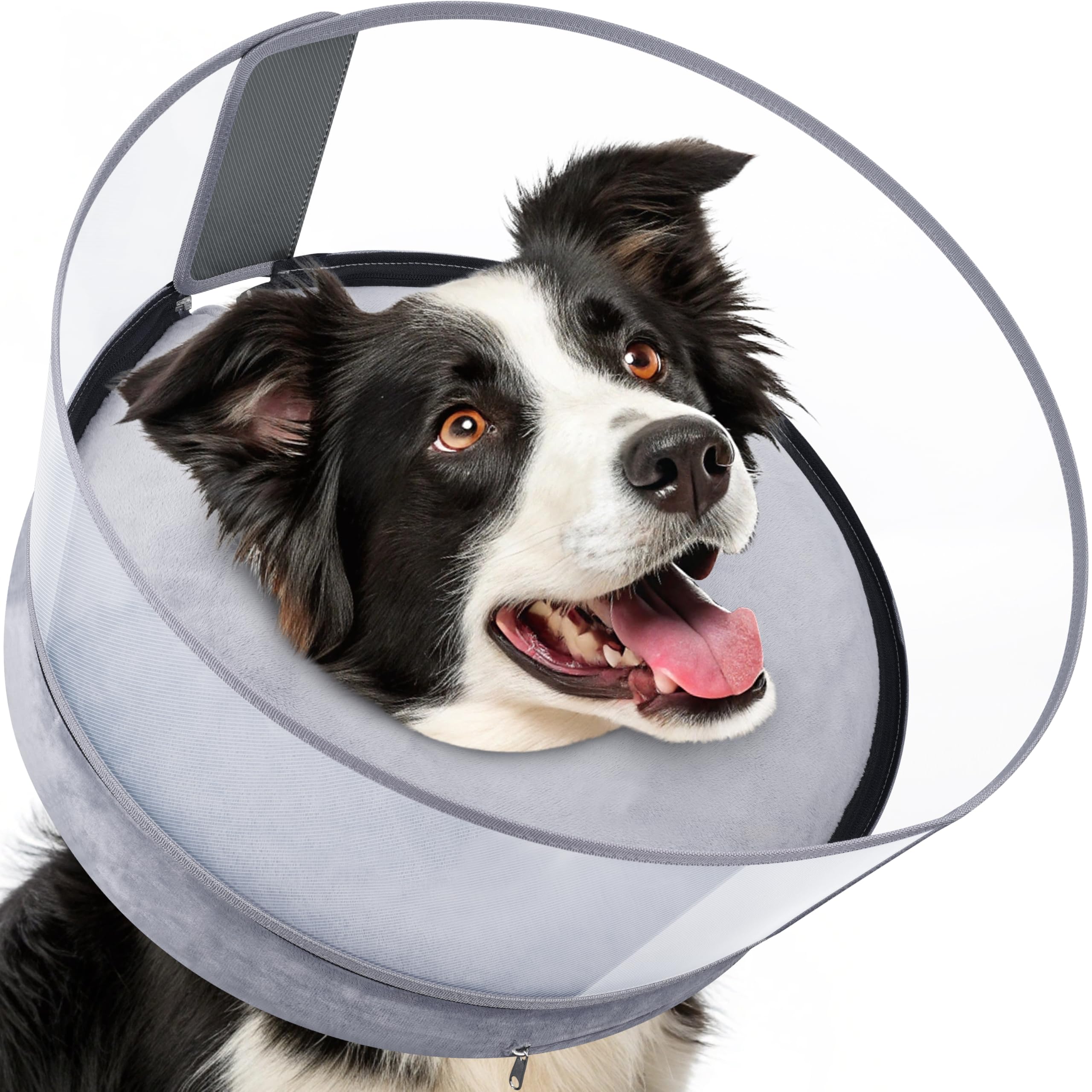 BARKLESS Donut Collar con ajuste correcto ofrece seguridad y comodidad para perros.