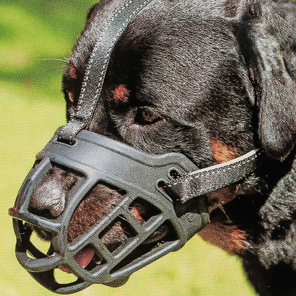 Mordaza Barkless de silicona suave para perro grande, comodidad al tacto