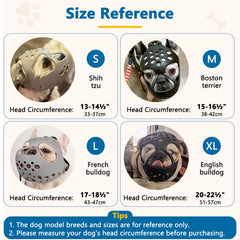 Mordaza Barkless para Shih Tzu, ideal para grooming sin irritación.
