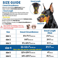 La barkless-muzzle-ajuste-tamano-perro facilita encontrar talla adecuada para cada perro.