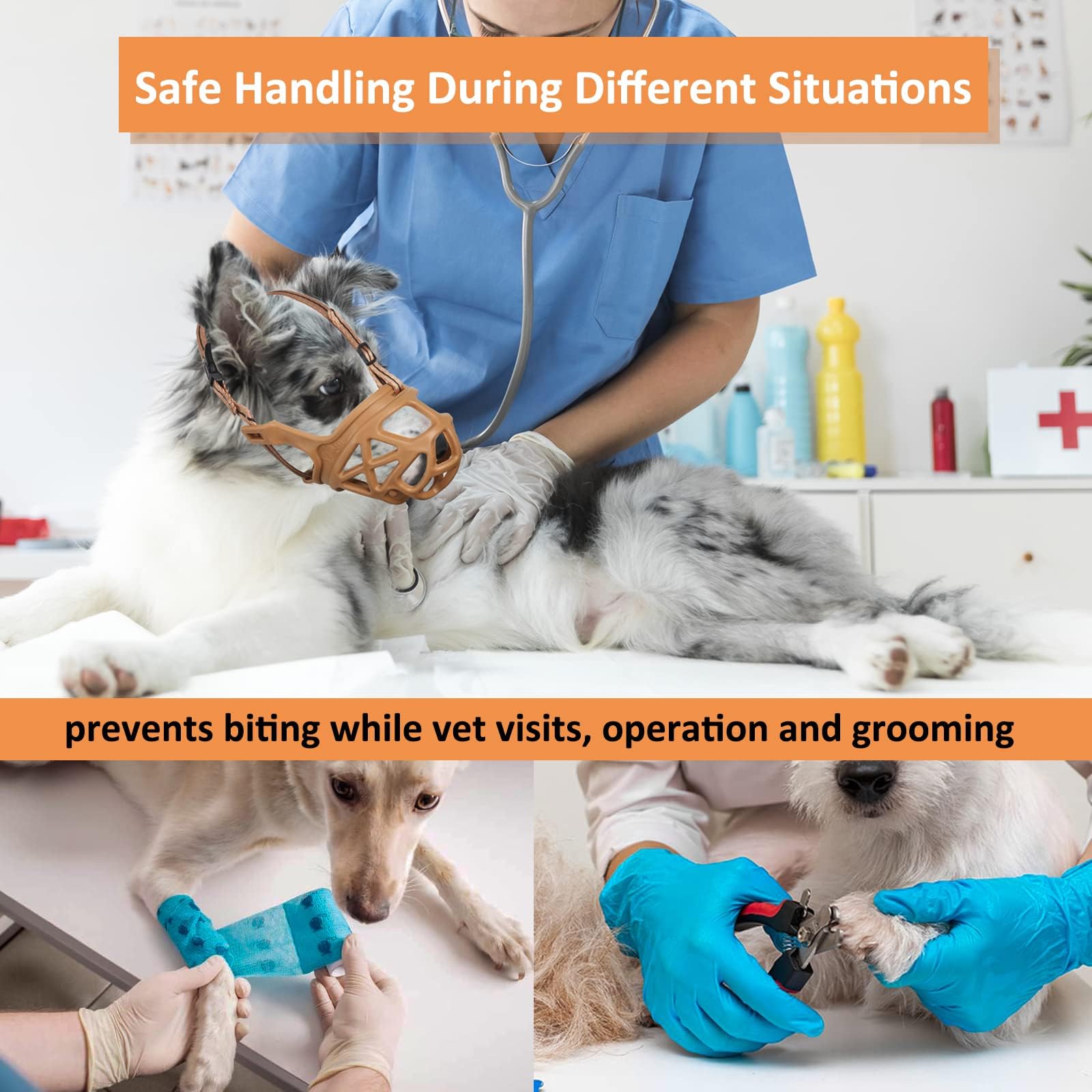 Muzzle Barkless en grooming facilita cortes sin irritación