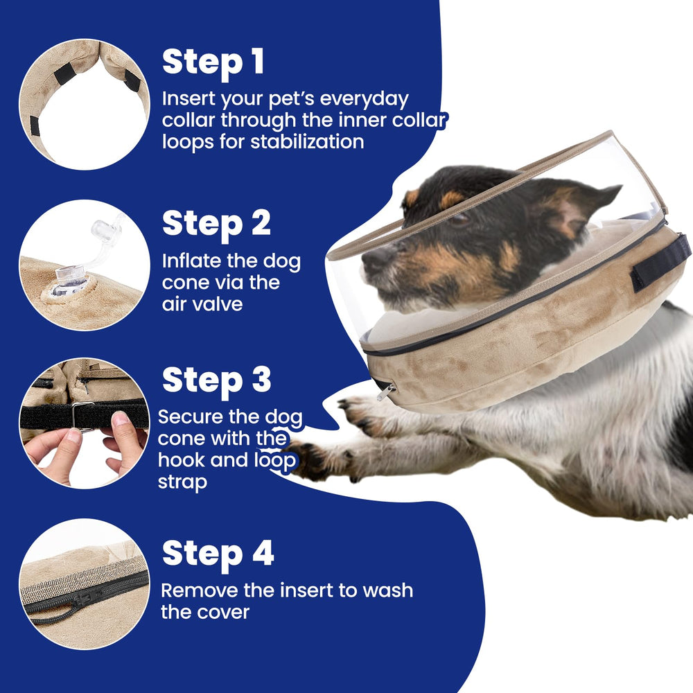 BARKLESS superficie suave para cuello: evita irritación durante el uso.