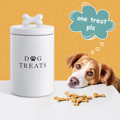Barnyard Designs contenedor para premios de perro en la encimera