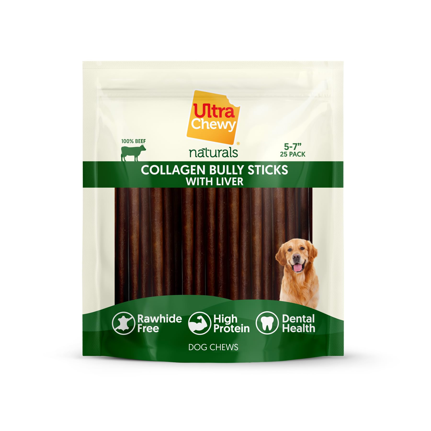 Ultra Chewy barra, ingredientes naturales de colágeno, sin aditivos dañinos.