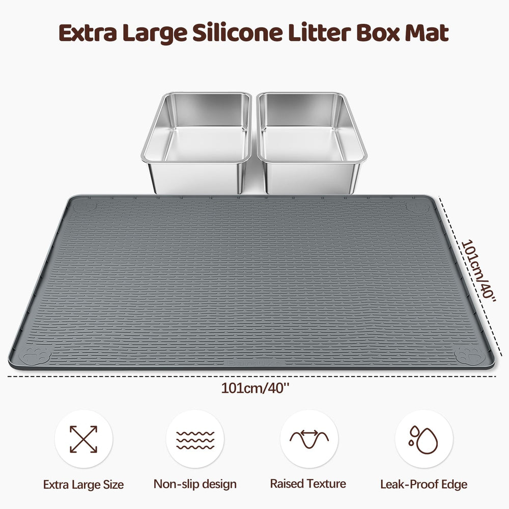 Bartuke alfombrilla de silicona suave para patas de gato protege el suelo