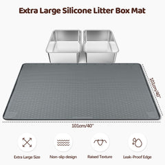 Bartuke alfombrilla de silicona suave para patas de gato protege el suelo