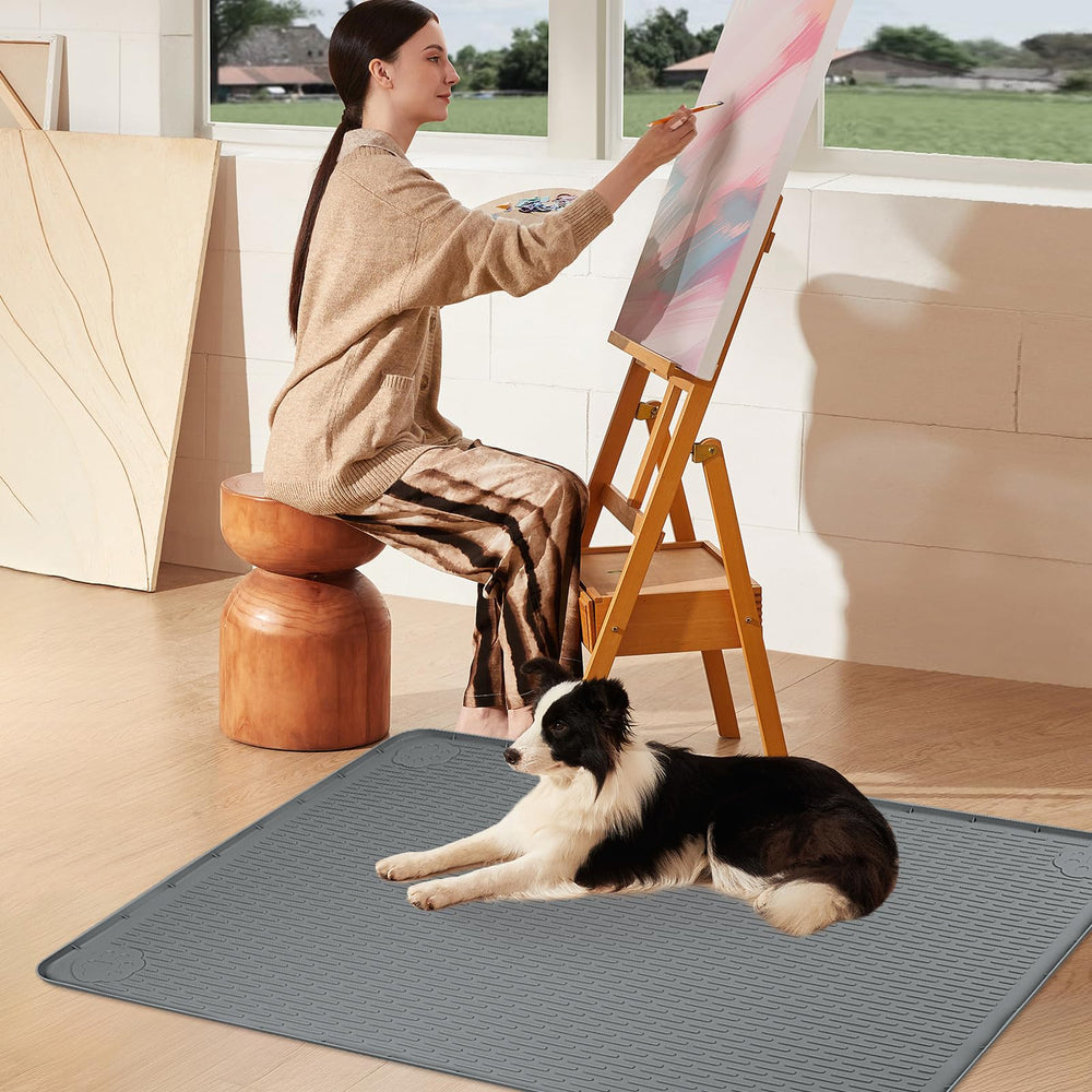 Bartuke superficie de silicona 40x28 protege alfombras durante el uso diario.