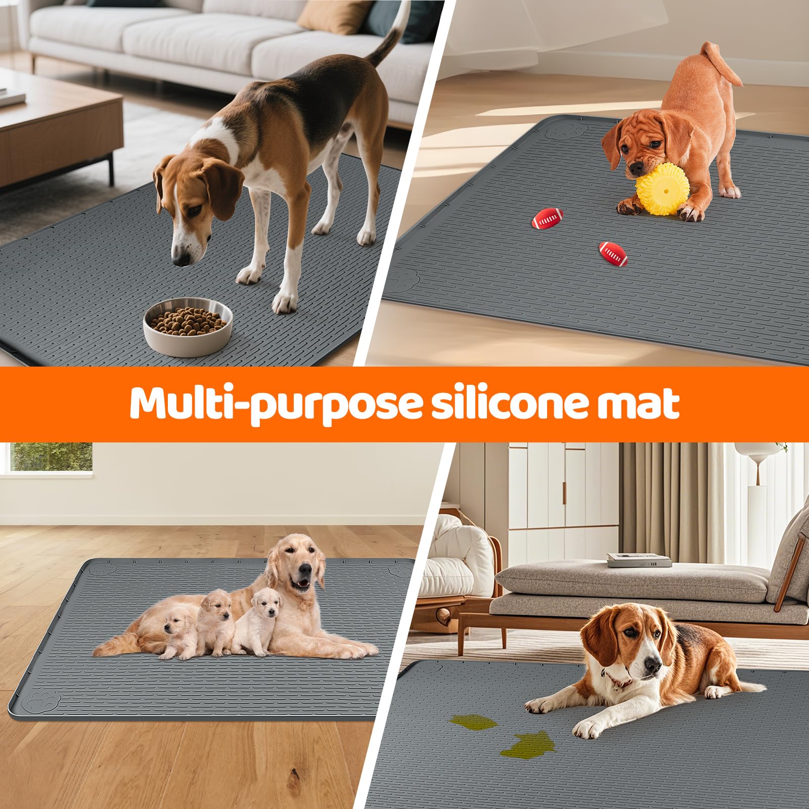 Bartuke silicona 40x28 fácil de limpiar y de larga duración.