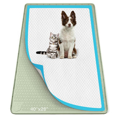 Bartuke bandeja de pip para mascotas, 40x28, silicona duradera para uso diario.