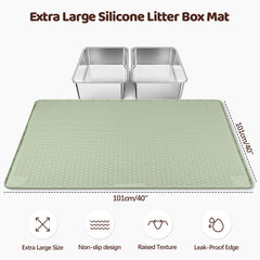 Bartuke Alfombra XL de silicona, suave para las patas del gato.