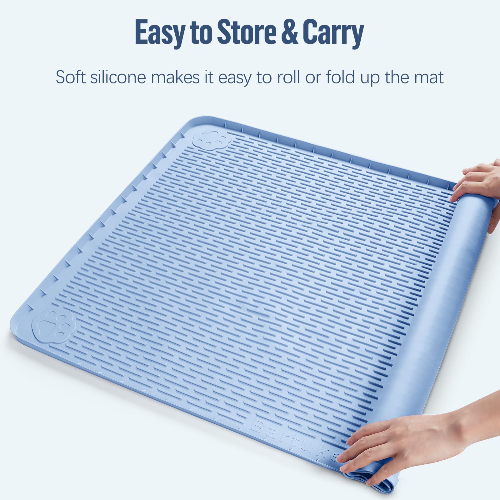 Bartuke compatible con pads desechables o lavables para perros.