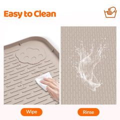 Bartuke diseno-versatil-uso-multifuncional: sirve como tapete para comida y limpieza.