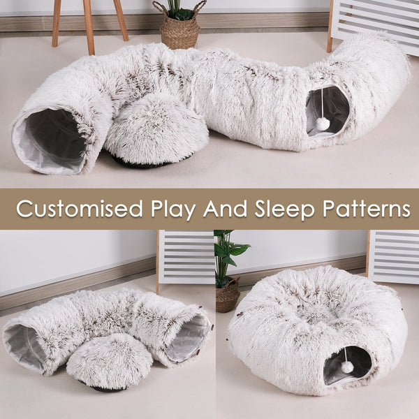 Baseola Tunel Gato: espacio interactivo para explorar y acechar.
