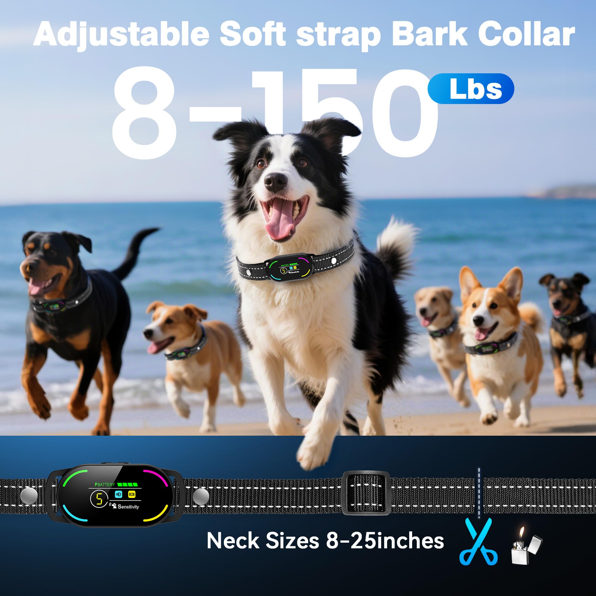 Bassflows Collar IP67 frente a agua y polvo