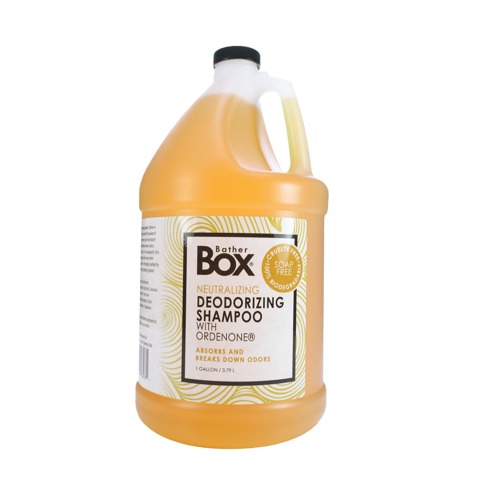 BatherBox champú desodorante para perros, neutraliza olores y deja pelaje limpio.