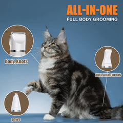 Bautrium Cortapelo Gato 3en1 patas para recorte delicado de patas y uñas.