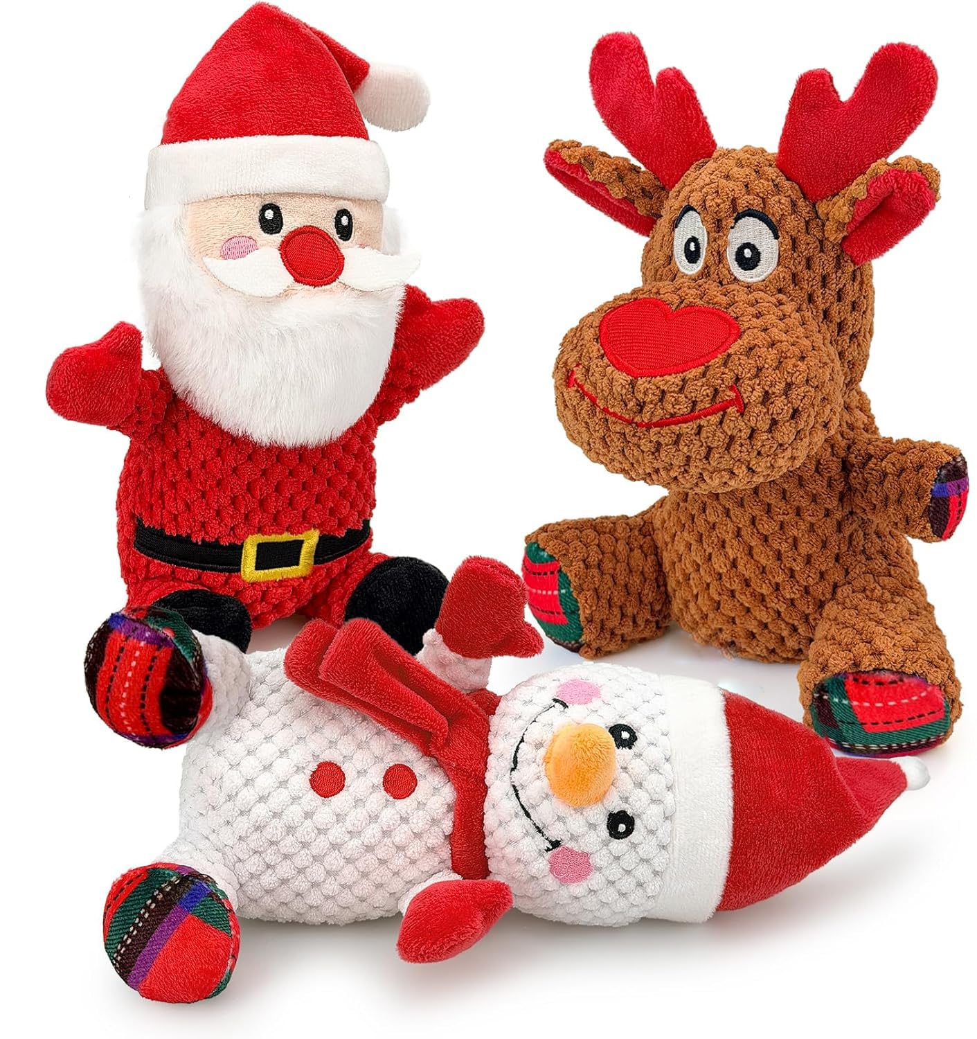 Juguete Santa BBeary con peluche suave, ideal para acurrucarse y morder