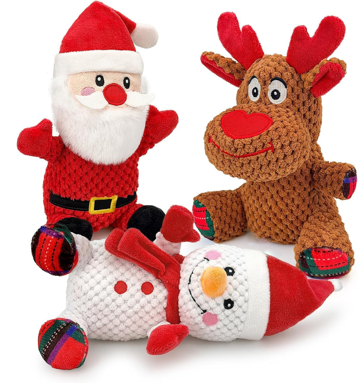Juguete Santa BBeary con peluche suave, ideal para acurrucarse y morder