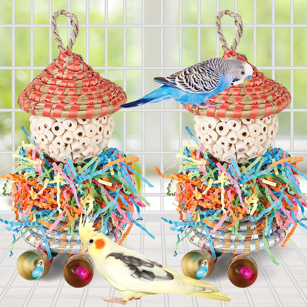 BBjinronjy entretenimiento interactivo mantiene a las aves activas y evita conductas destructivas.