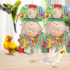 BBjinronjy papel-crujiente-colgante-aves: colores vibrantes para juego