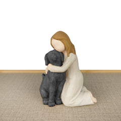 BC BINGO CASTLE figura perro-angel memoria, homenaje tierno para tu compañero.
