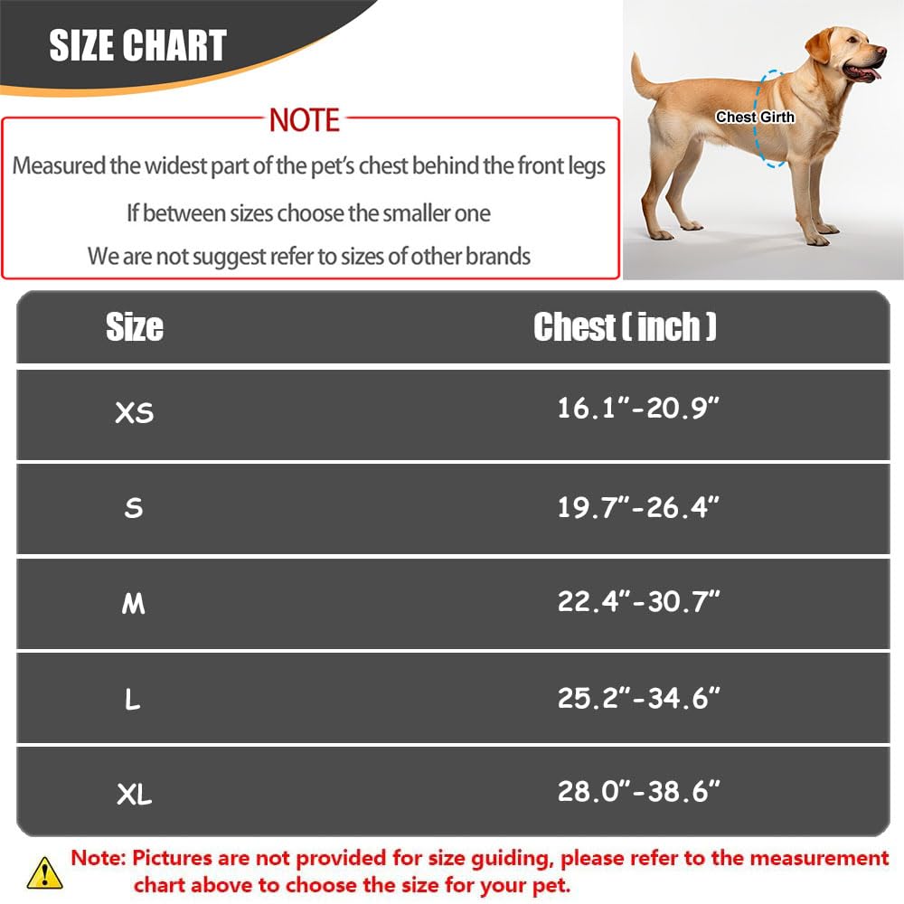 Bcadem diseño ergonómico con ajuste rápido para perros de distintos tamaños.