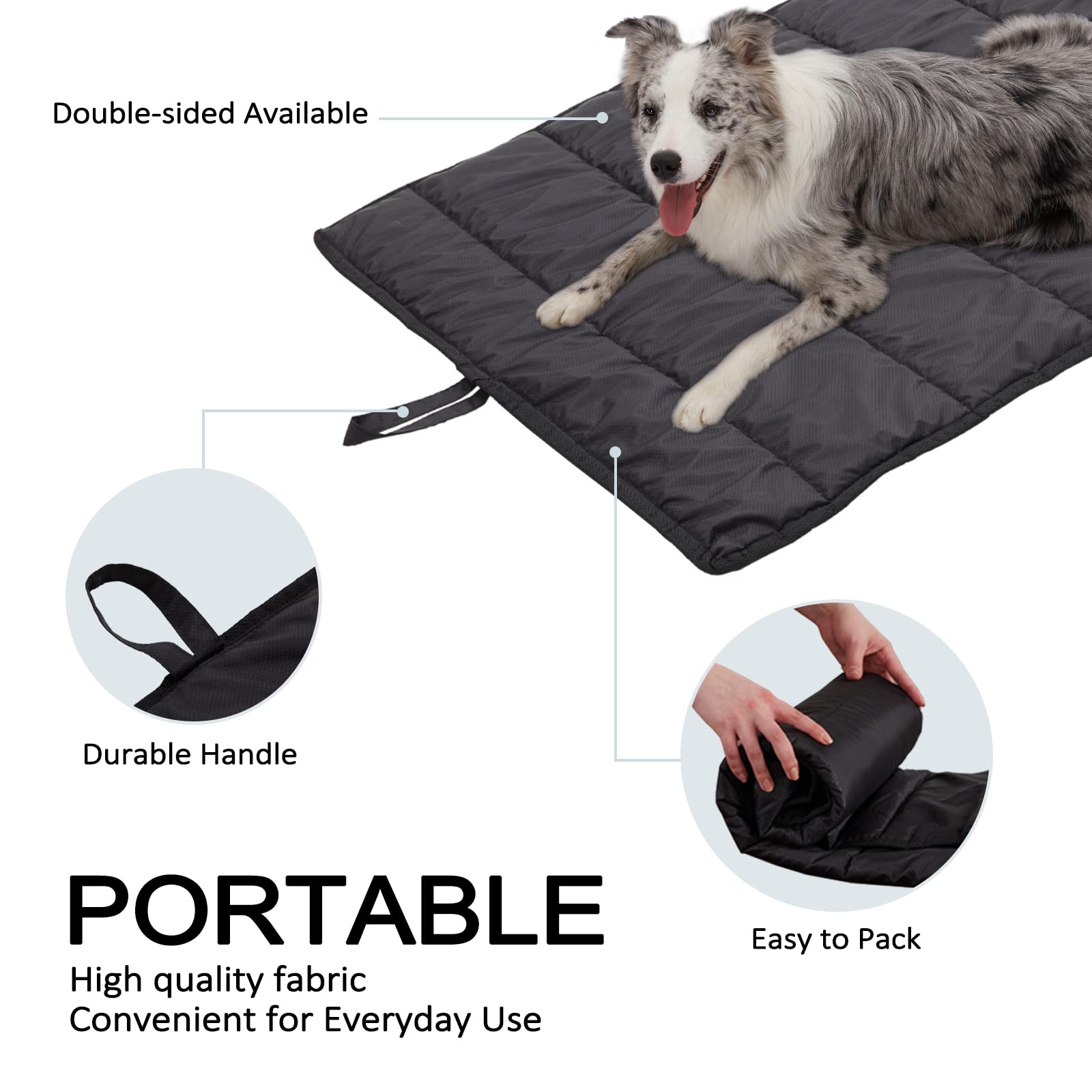 Cama BDEUS portátil con funda para transporte cómodo