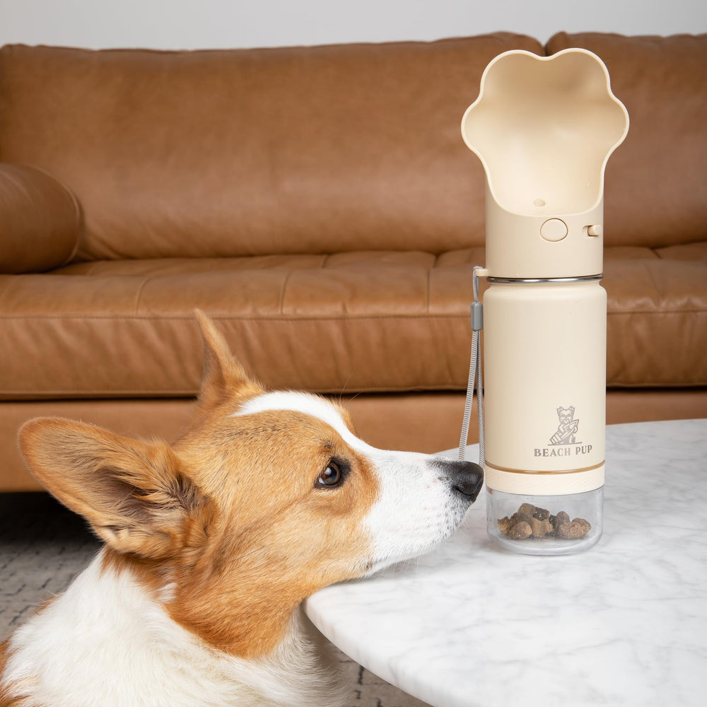 BEACHPUP tapa con cierre anti derrames y diseño de pata