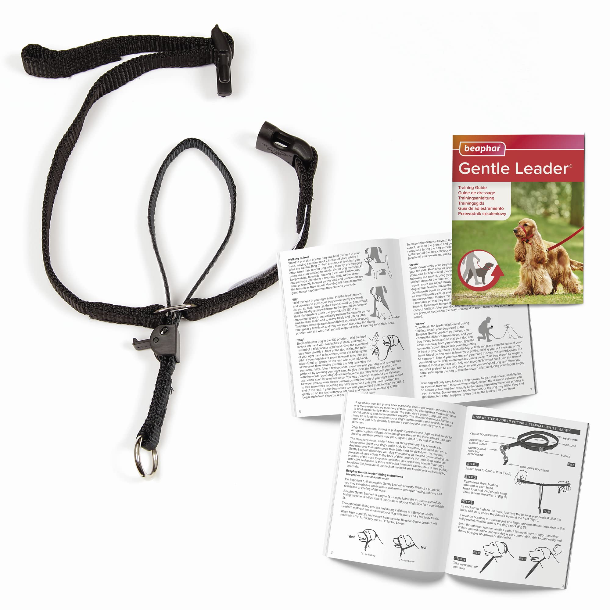 Beaphar Gentle Leader en empaque práctico para regalo o compra.