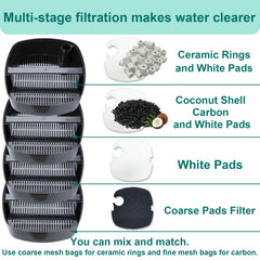 Beaufan anillos cerámicos distribución uniforme del agua para filtración eficiente