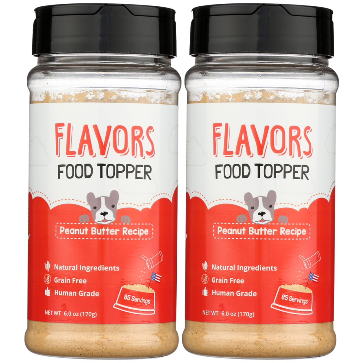 BEAUMONT BASICS Flavors sabor mantequilla de cacahuete, ideal para realzar la comida del perro.