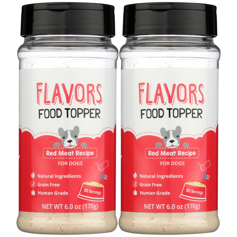 BEAUMONT BASICS Flavors Topper para perro carne roja, mejora el sabor de la comida.