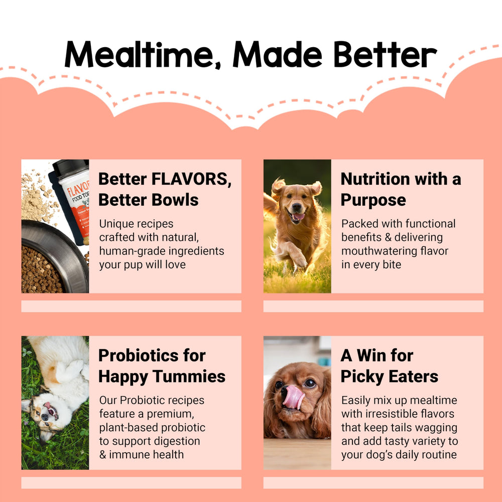 BEAUMONT BASICS Flavors: variedad de sabores para rotar y mantener el interés del perro.