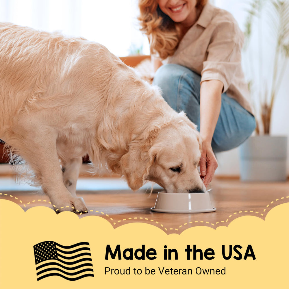 BEAUMONT BASICS Sabores Topper para perro, queso cheddar blanco, sabor cremoso