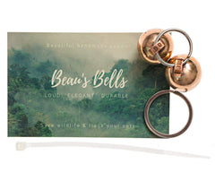 Beau's Bells base de cobre blanco, diseño elegante y duradero.