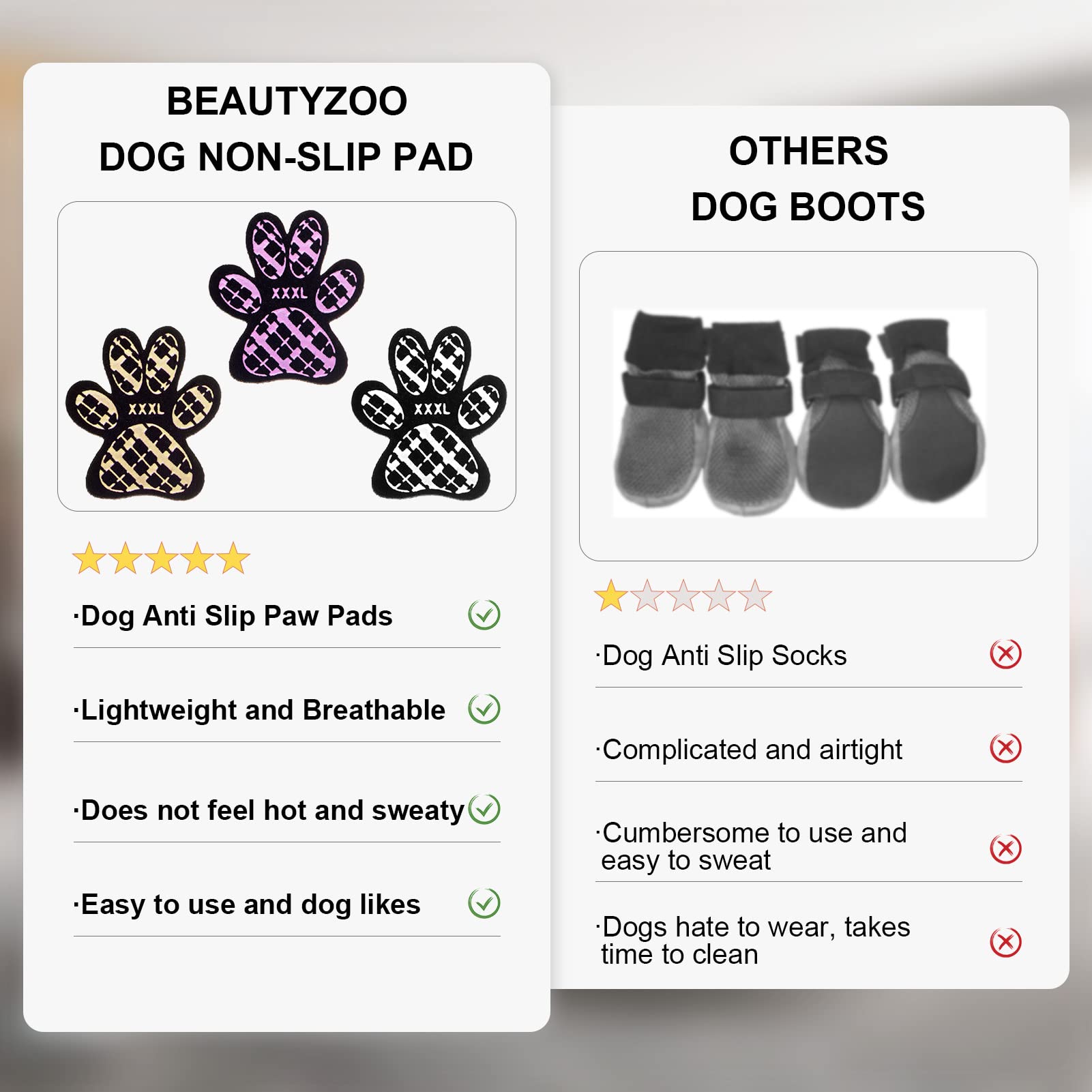 Adhesivo hipoalergénico BEAUTYZOO que cuida la piel de la patita