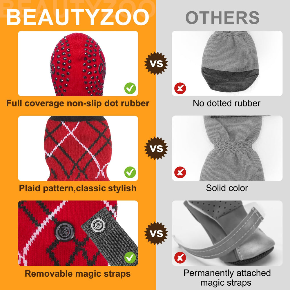 BEAUTYZOO ajuste elástico para un calce seguro en el tobillo