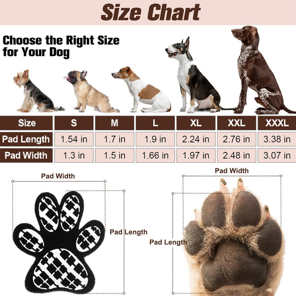 BEAUTYZOO almohadillas-patas-perro anti-deslizantes mejoran la tracción
