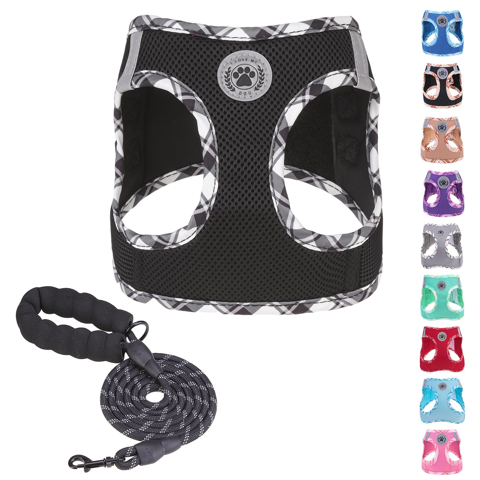 BEAUTYZOO arnés para perros, sistema de entrada cómodo y fácil de colocar.