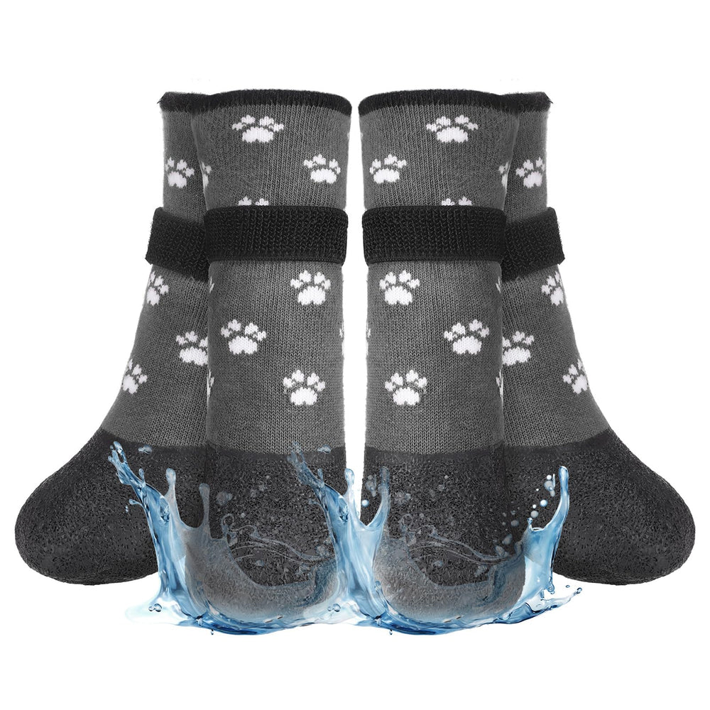 BeautyZoo botas antideslizantes para perros con agarre en suelos resbaladizos.