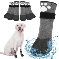 BEAUTYZOO botas antideslizantes para perro, conjunto de 6 pares con mayor agarre.