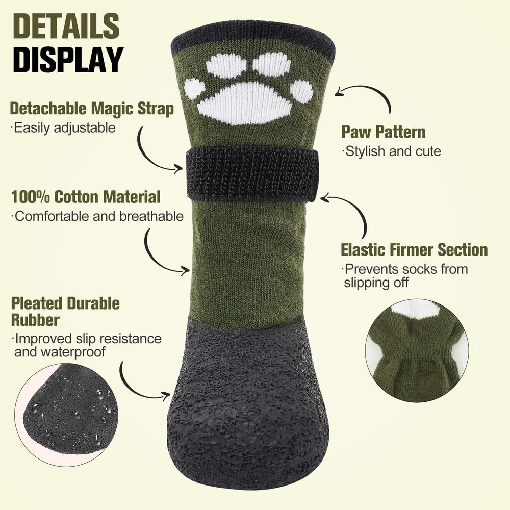 Protección de patas BEAUTYZOO con calzado impermeable para días de lluvia.