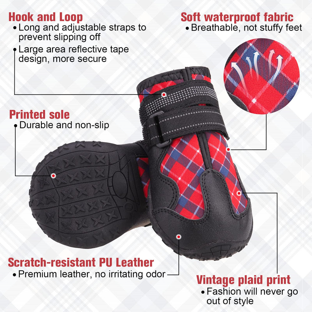 Botas BEAUTYZOO para perro con protección frente a pavimento caliente