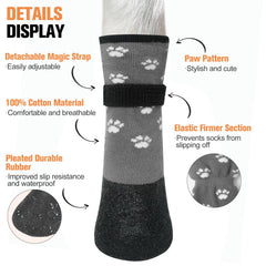 BeautyZoo botas para perros para uso en exterior con protección de patas.