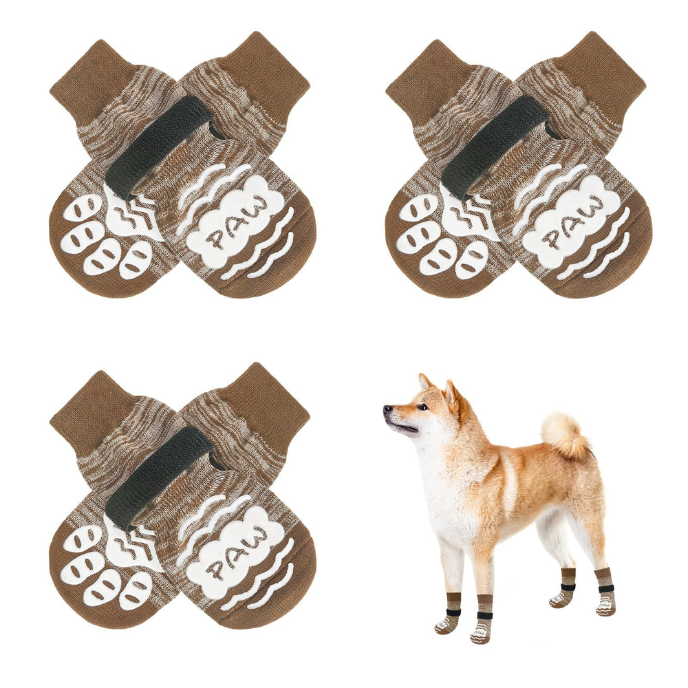 Calcetines antideslizantes BEAUTYZOO para patas pequeñas ofrecen agarre en suelos de madera