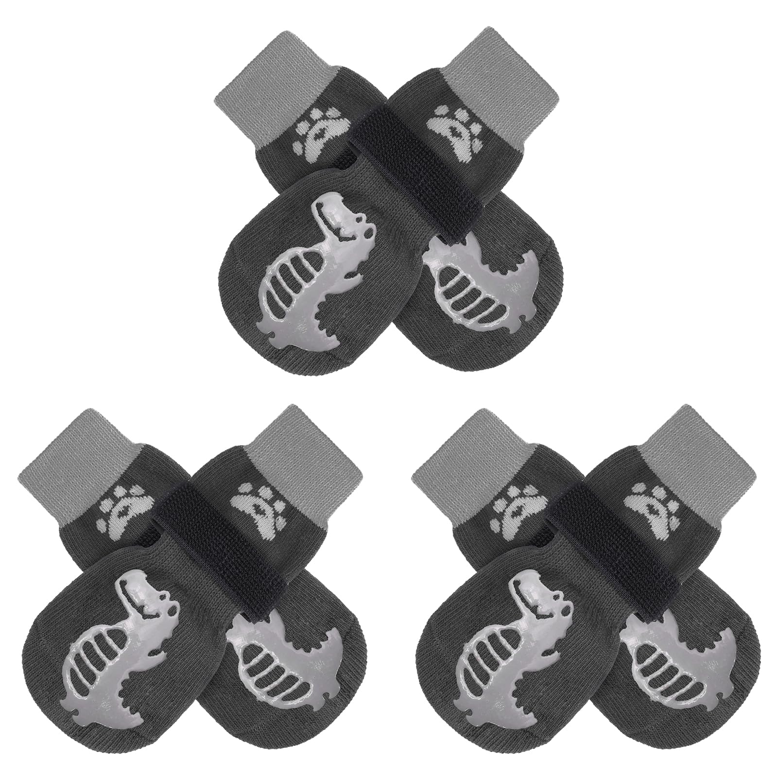 BEAUTYZOO calcetines antideslizantes para perros protegen patas y evitan deslizamientos.
